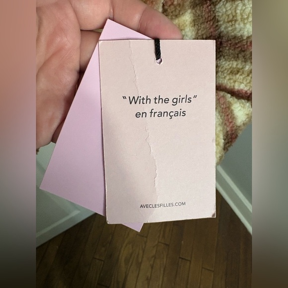 NWT Avec Les Filles Plaid Faux Shearling Trucker Shacket Size Small | Cozy Fall - Picture 8 of 15